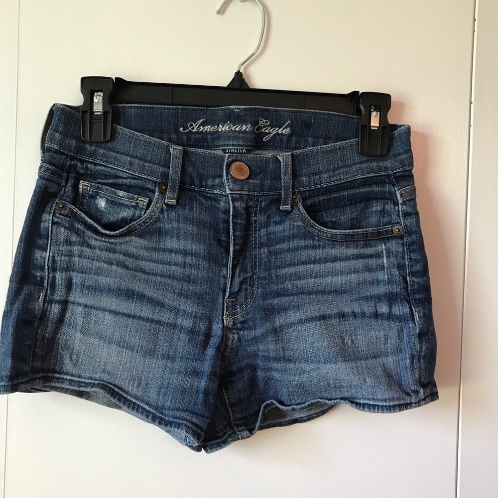 American Eagle stretch denim shorts